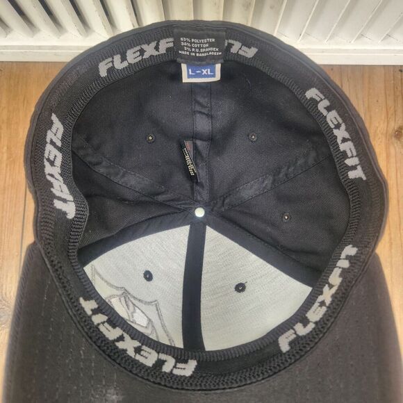 Flexfit Pro Armor Fitted L/XL Hat Cap Black Logo ATV Off Road Brand Stretch UTV - Picture 9 of 11